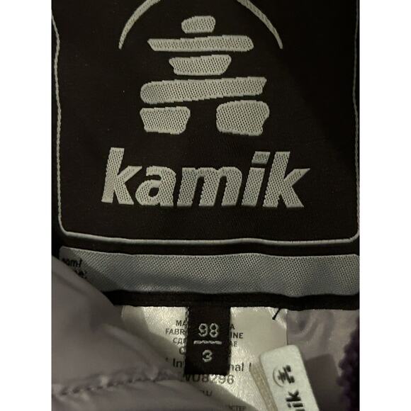 Kamik Kids Purple Snow Pants - Picture 6 of 10